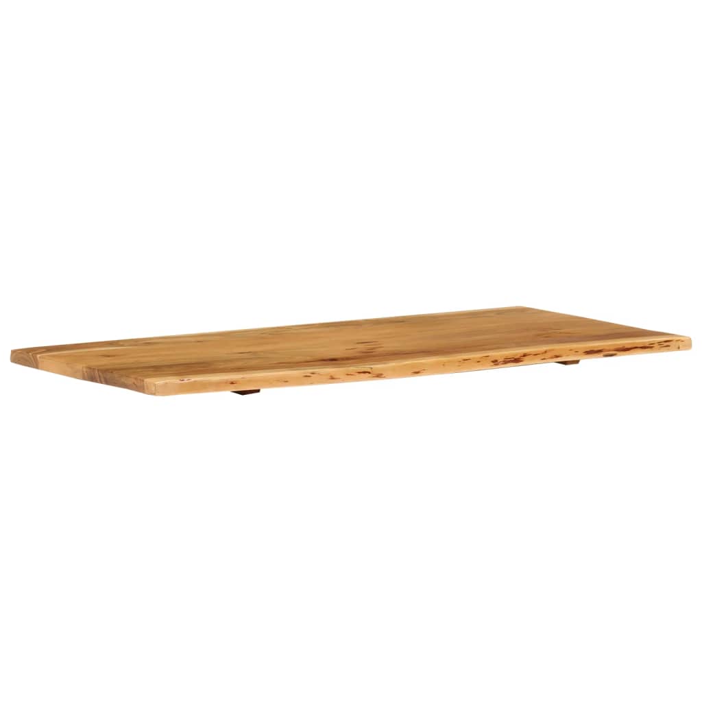 Badezimmer-Waschtischplatte Massivholz Akazie 100x52x2,5 cm