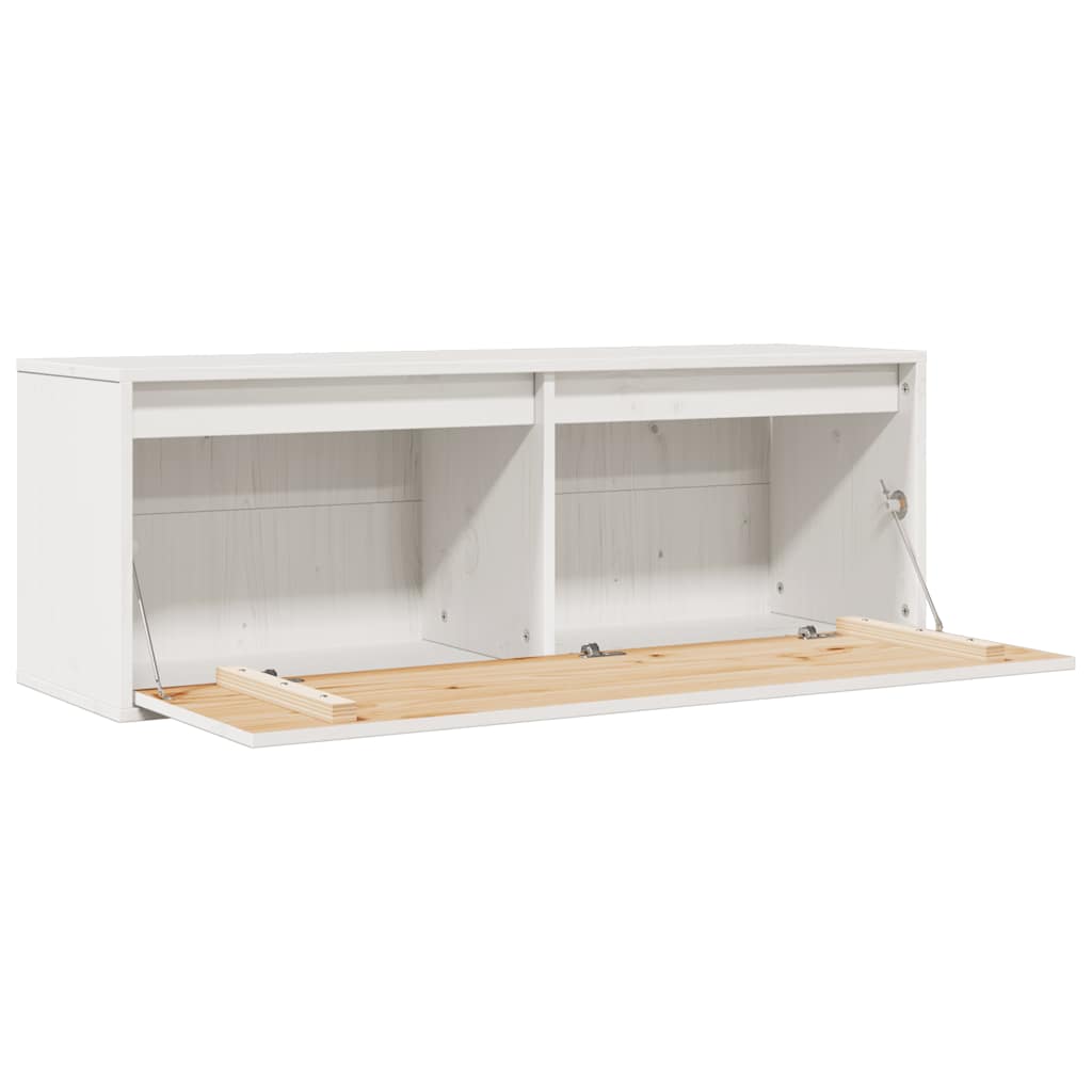 Wandschrank 100x30x35 cm Massivholz Kiefer