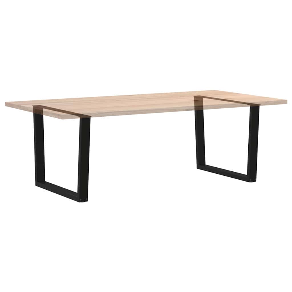 Couchtischbeine V-Form 2 Stück Schwarz 30x(30-31,3) cm Stahl