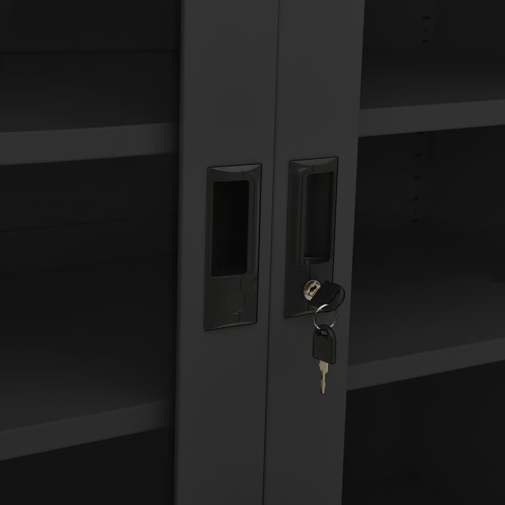 Büroschrank Weiß 90x40x70 cm Stahl