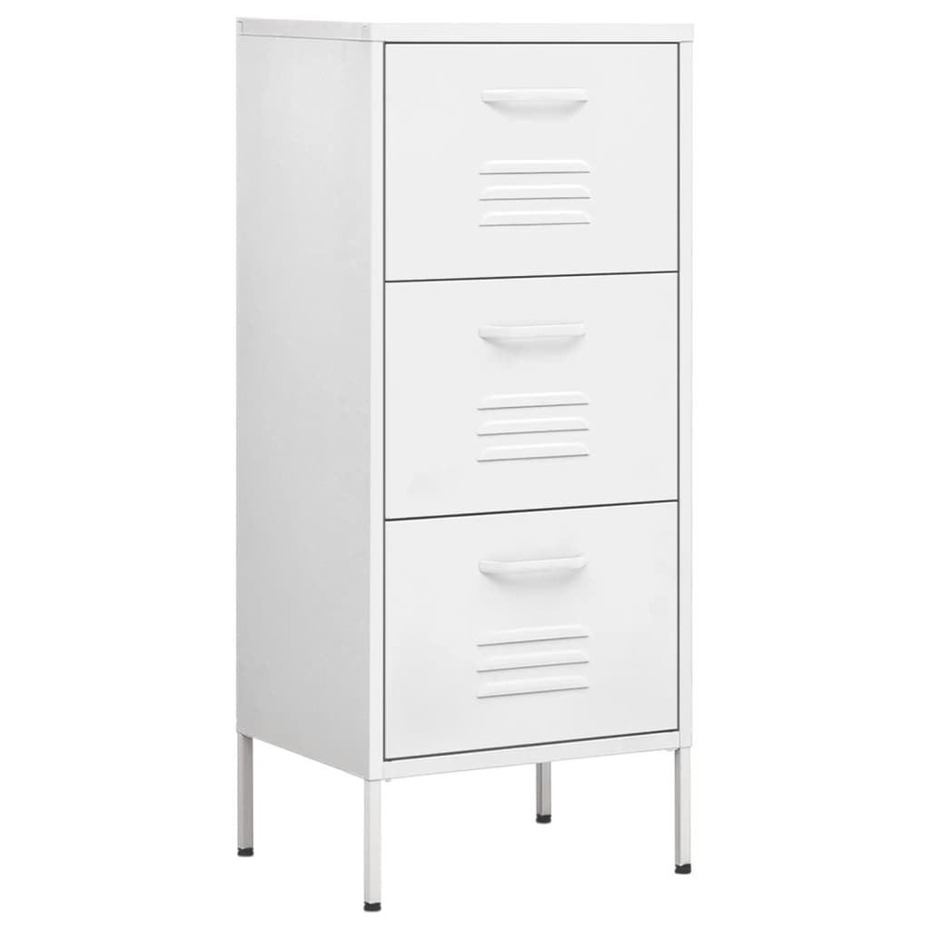 Beistellschrank Olivgrün 42,5x35x101,5 cm Stahl
