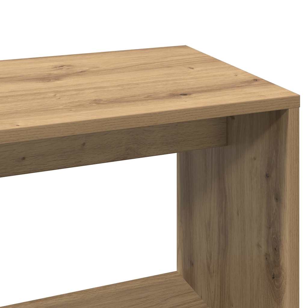 Eckschreibtisch Weiß 200x50x76 cm Holzwerkstoff