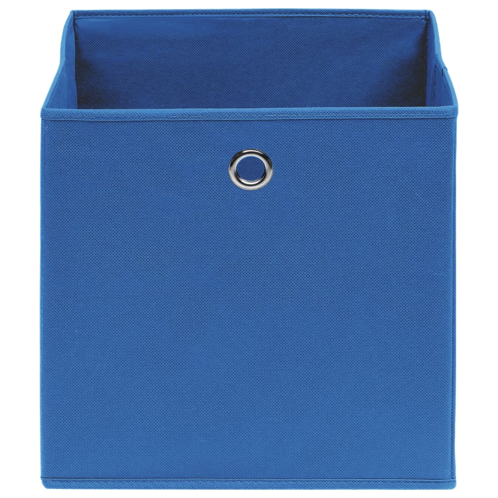Aufbewahrungsboxen mit Deckeln 10 Stk. 28x28x28 cm Schwarz