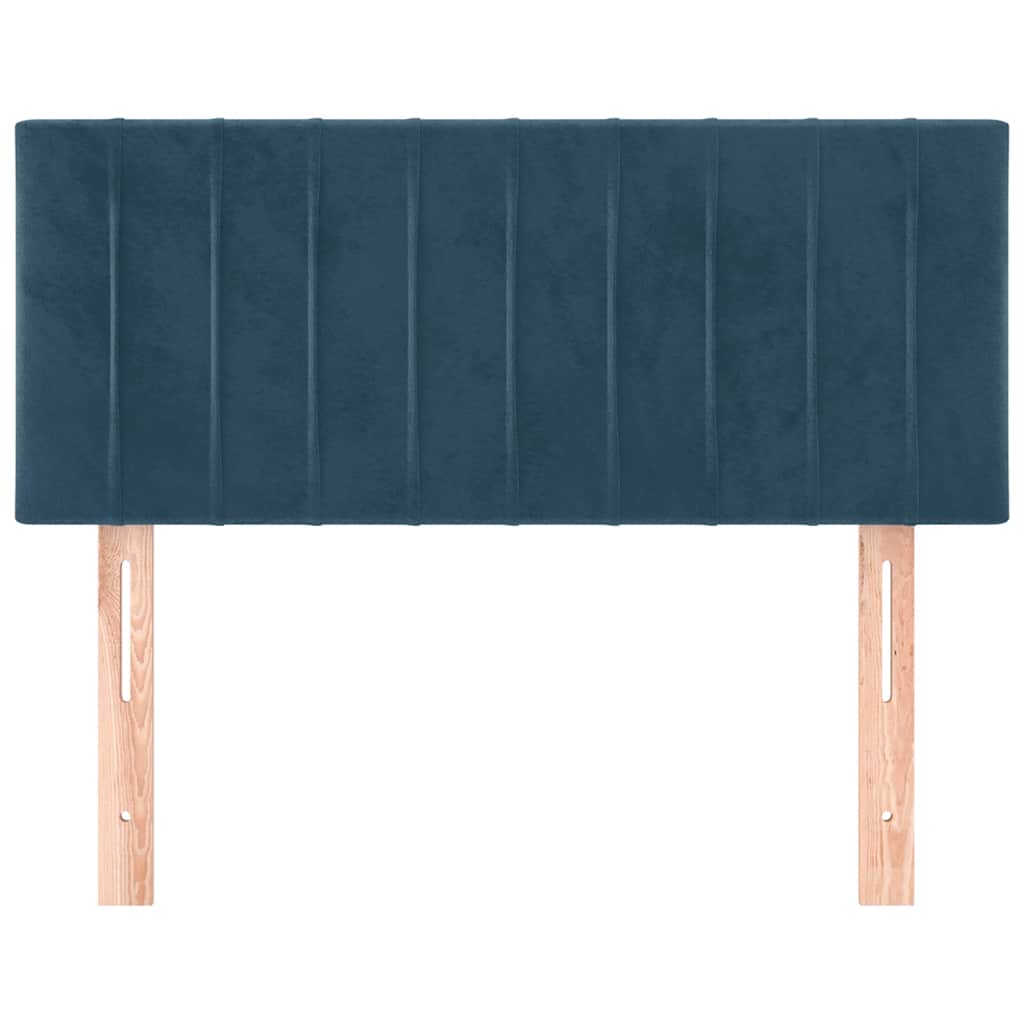 Kopfteil Hellgrau 80x5x118/128 cm Samt