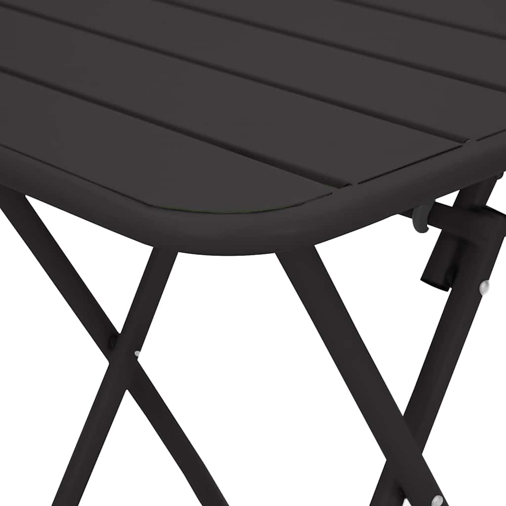 Bistrotisch Weiß 55 x 55 x 72,5 cm Pulverbeschichteter Stahl