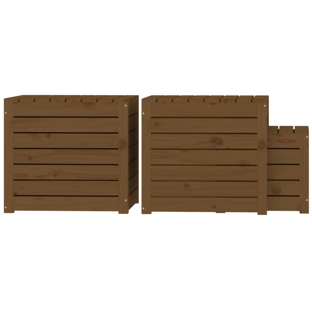 Gartenbox 101x50,5x46,5 cm Massivholz Kiefer
