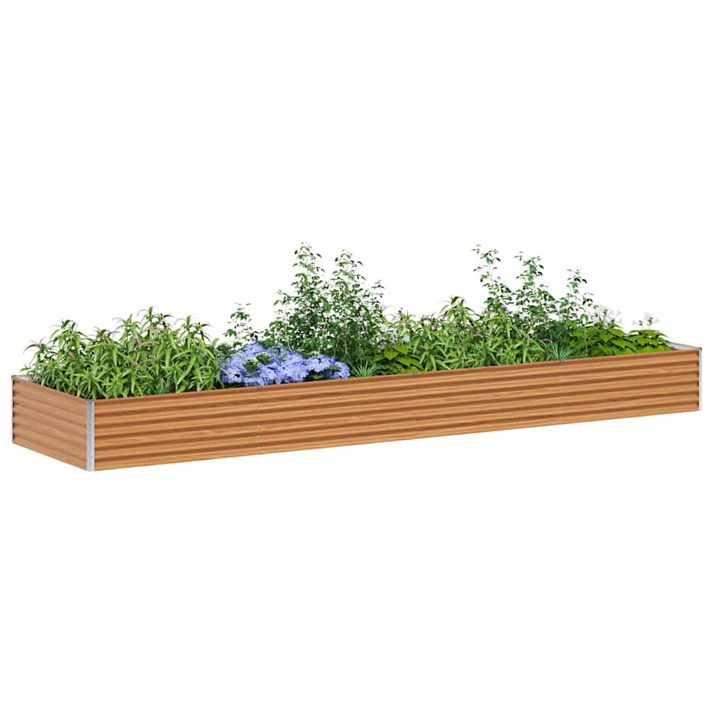 Garten-Hochbeet 100 x 50 x 36 cm Cortenstahl