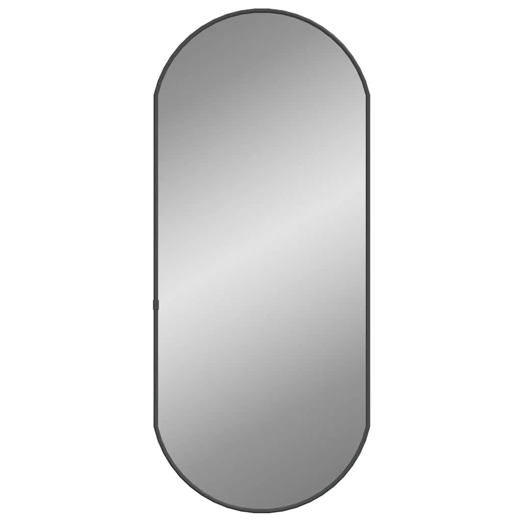 Wandspiegel Silbern 50x20 cm Oval