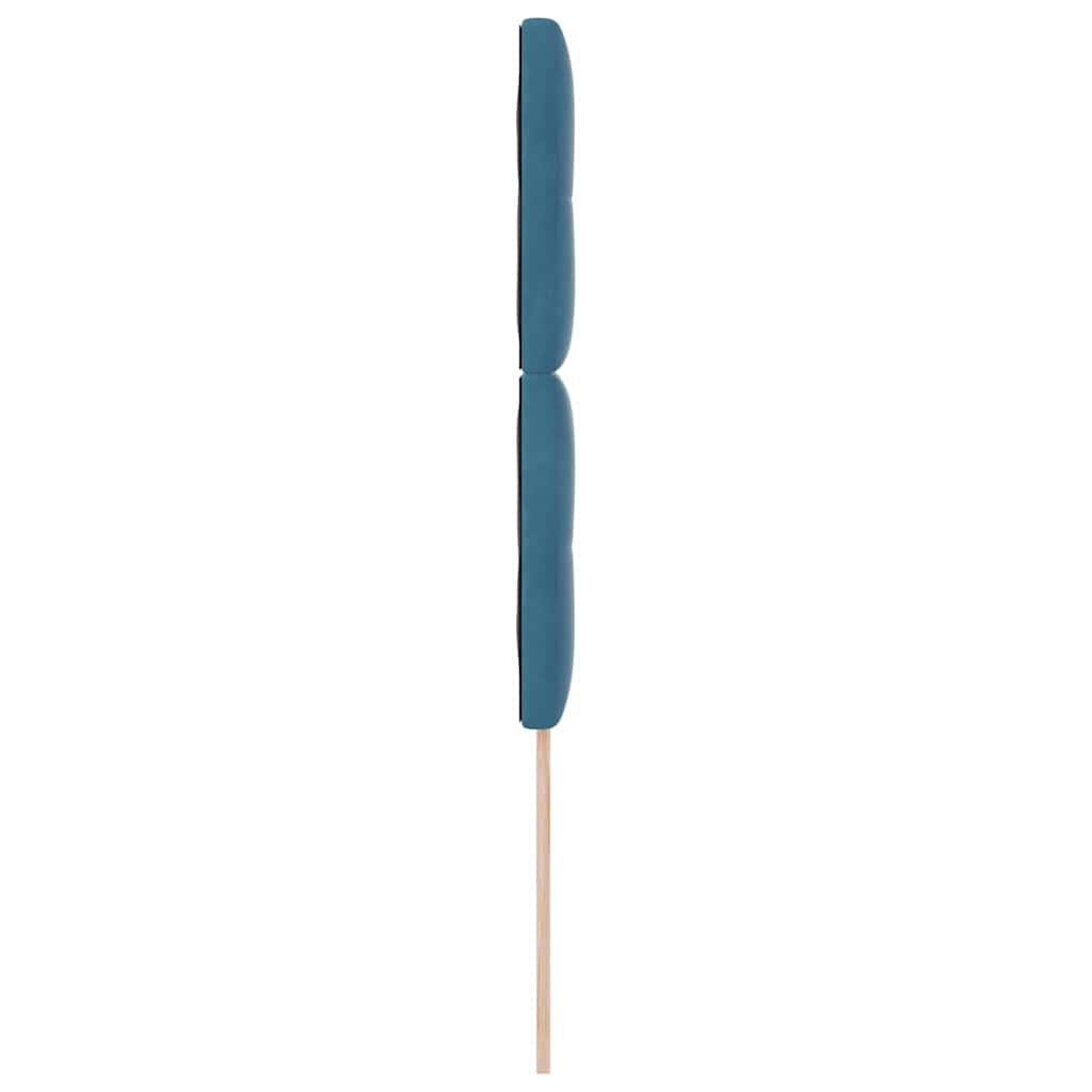 Kopfteil Hellgrau 80 cm Samt