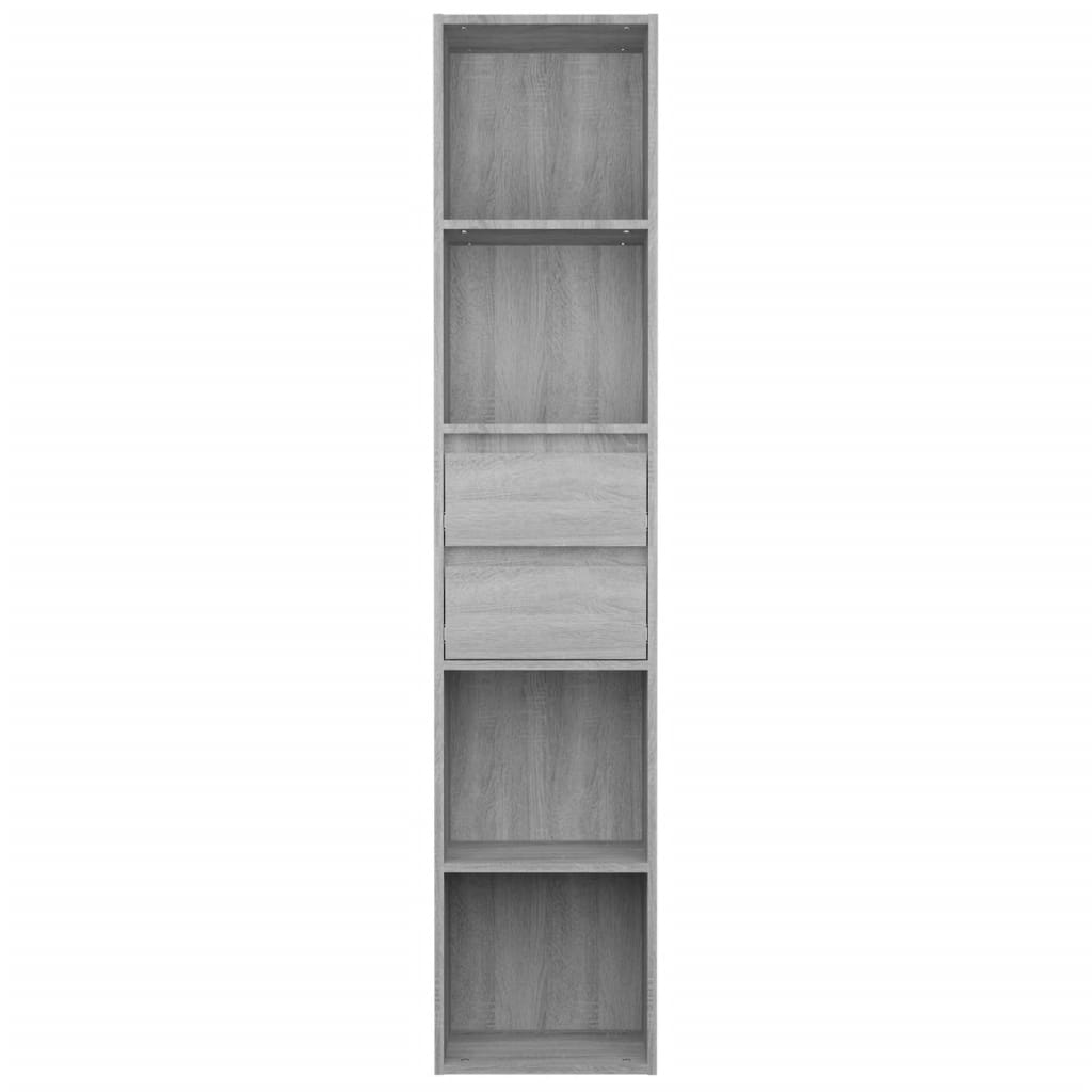 Bücherregal Weiß 36x30x171 cm Holzwerkstoff