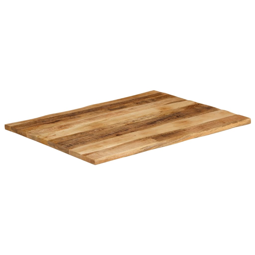 Tischplatte 40x40x2,5 cm Rechteckig Massivholz Akazie Baumkante