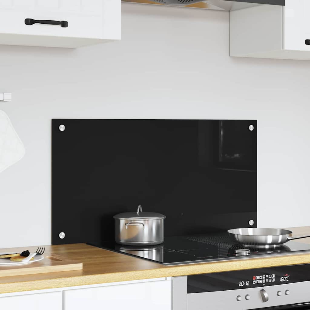 Küchenrückwand 2 pcs Weiß 70 x 40 cm Gehärtetes Glas