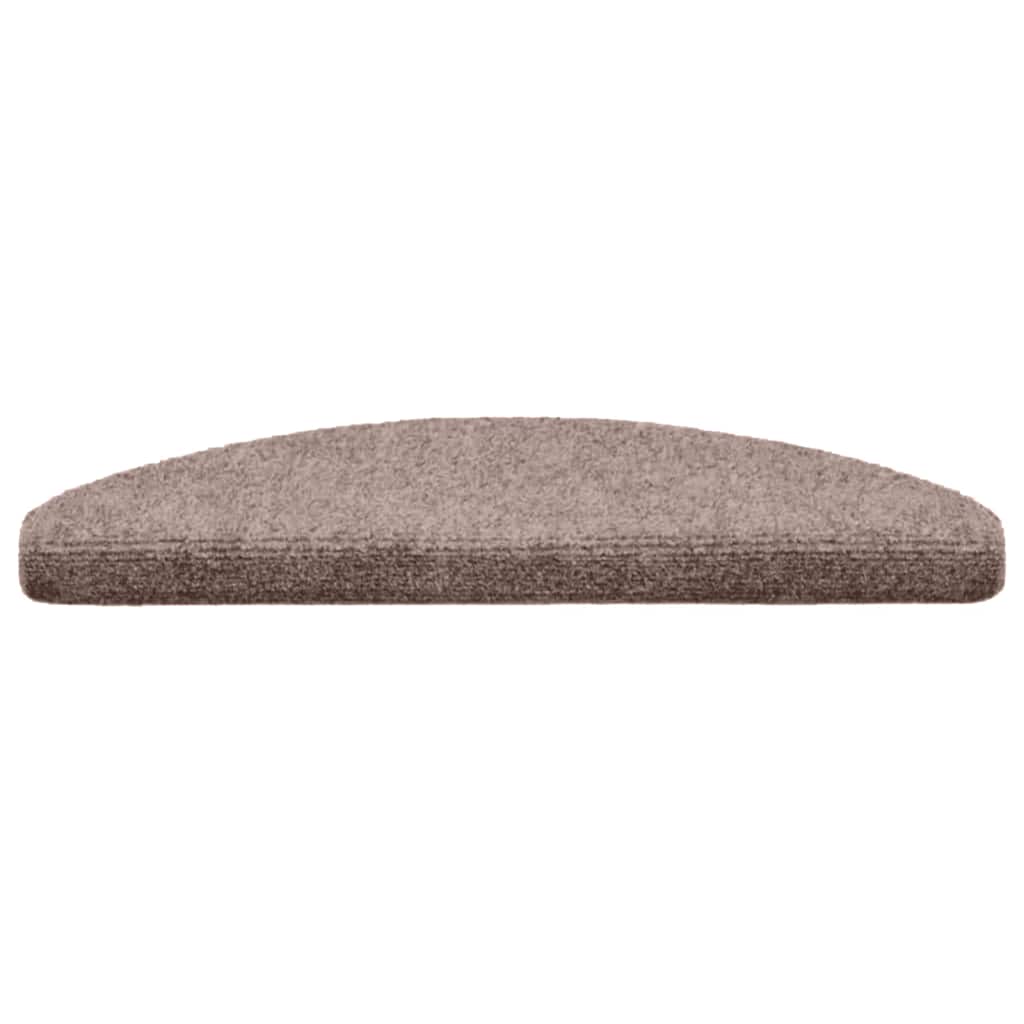 Stufenmatten Selbstklebend 15 Stk. 56x17x3 cm Hellbraun Halbrund