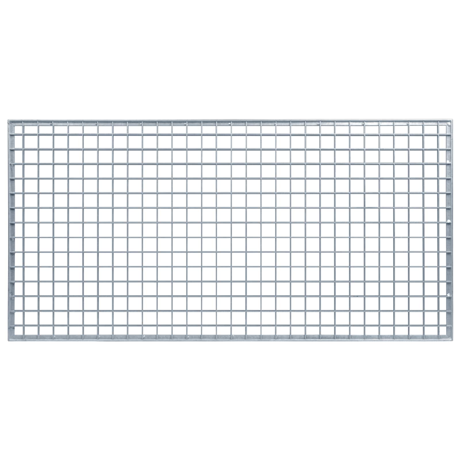 Gitter Silber 50 x 35 x 2 cm Feuerverzinkter Stahl