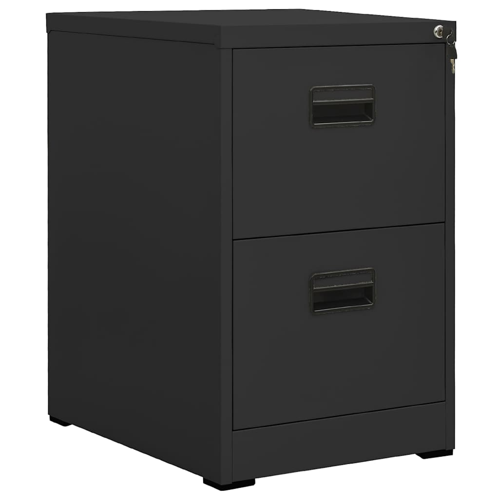 Aktenschrank Weiß 46x62x72,5 cm Stahl