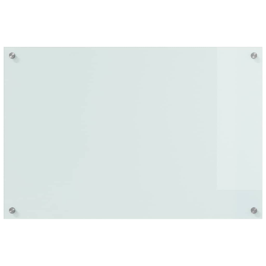 Küchenrückwand 2 pcs Weiß 70 x 40 cm Gehärtetes Glas