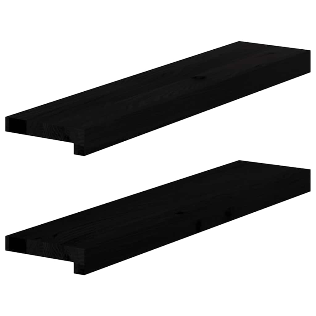 Fensterbänke 2 Stk. Unbehandelt 160x25x2 cm Massivholz Eiche