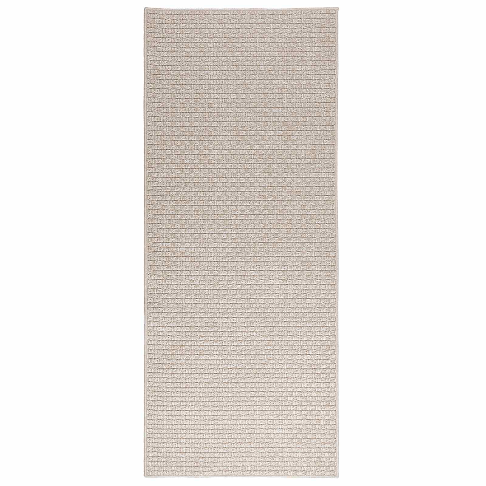 Bereichsteppiche Rechtwinklig FARO Creme 150 x 80 cm Polyester