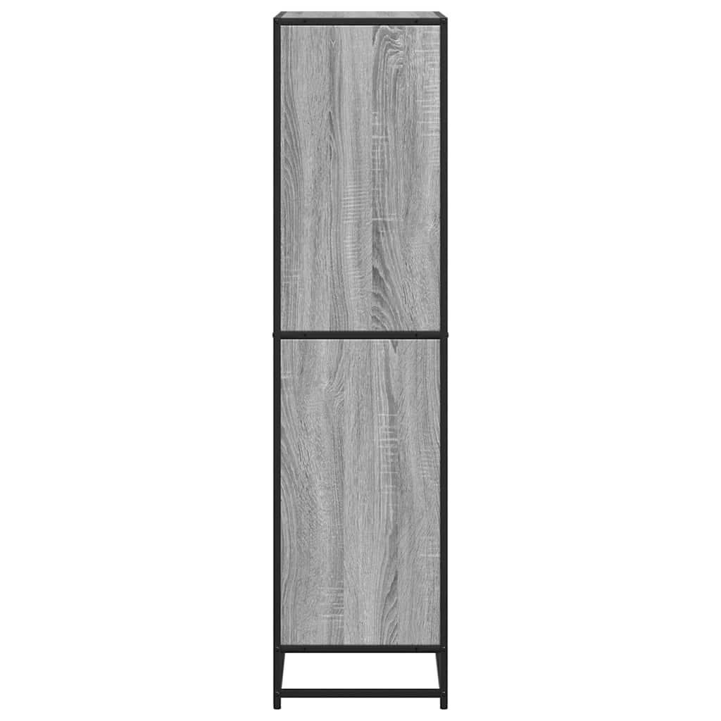 Bücherregal Schwarz 60x35x139 cm Holzwerkstoff