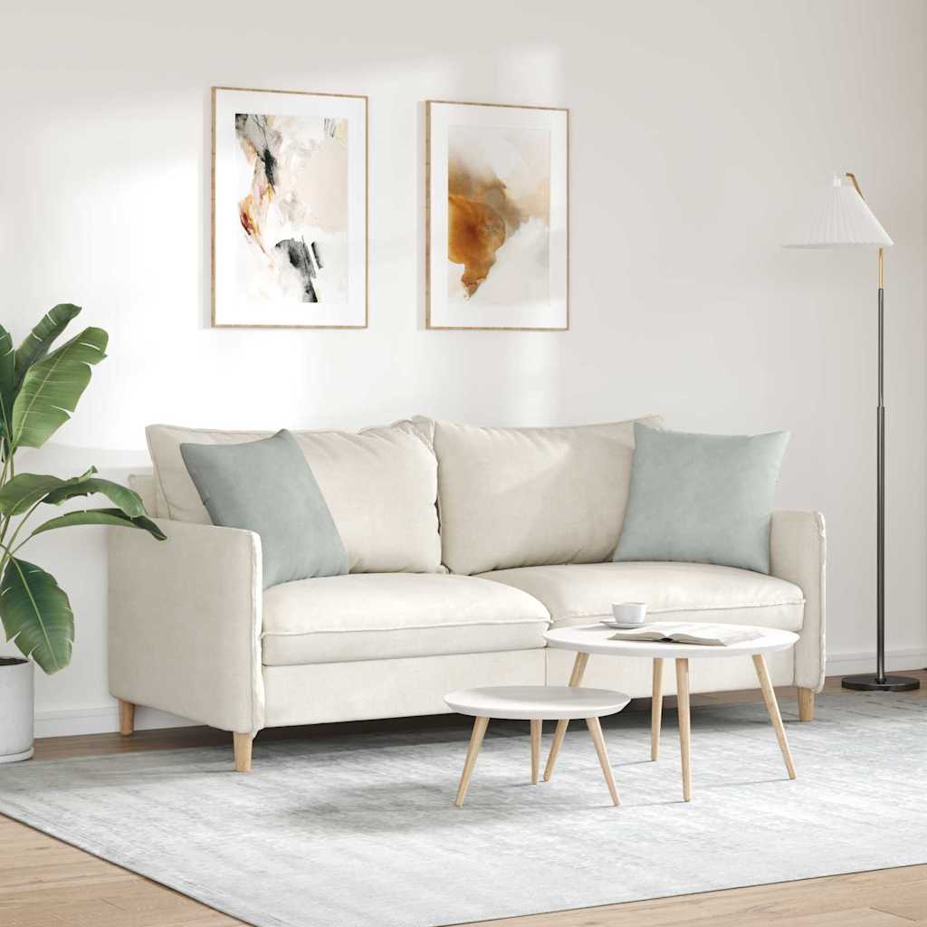 Sofakissen 2 Stück Blau 50 x 30 cm Cordstoff