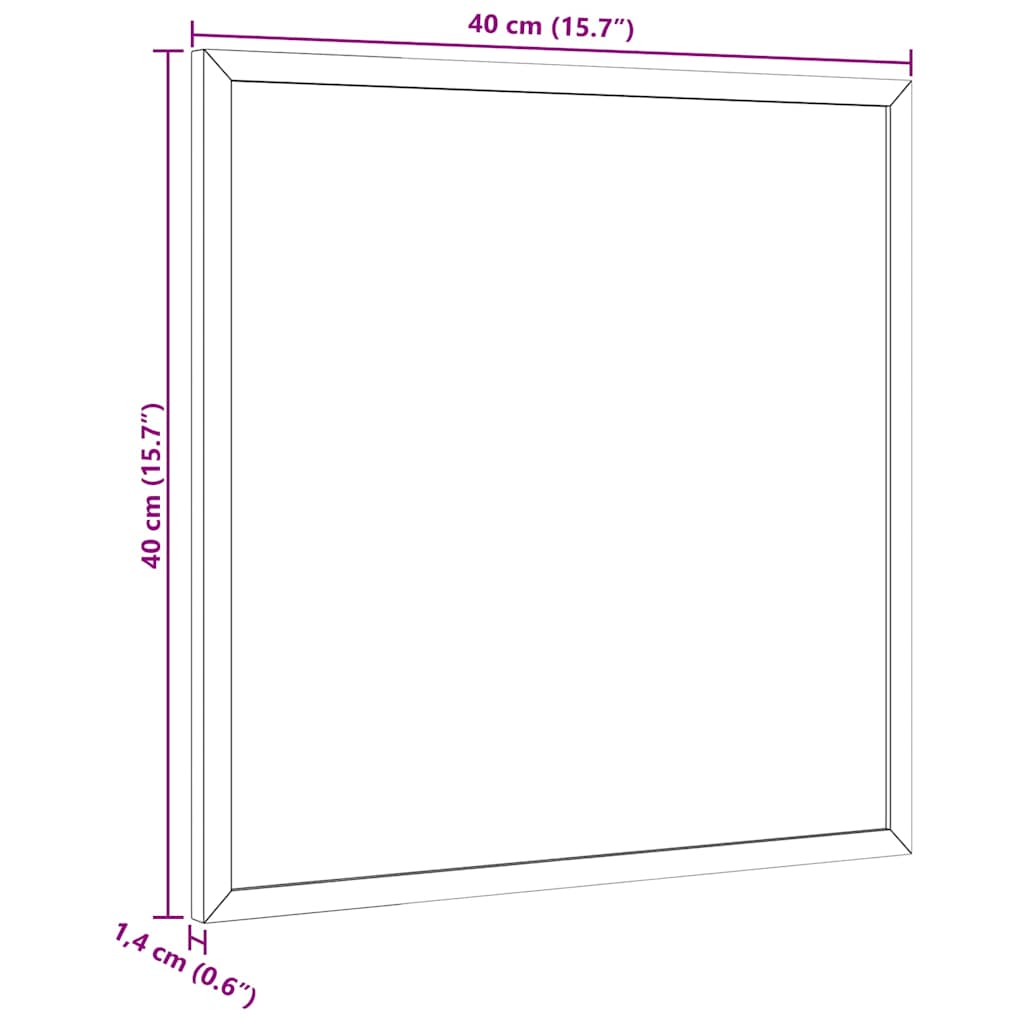 Magnetisches Whiteboard mit massivem Kiefernholzrahmen 40x30 cm