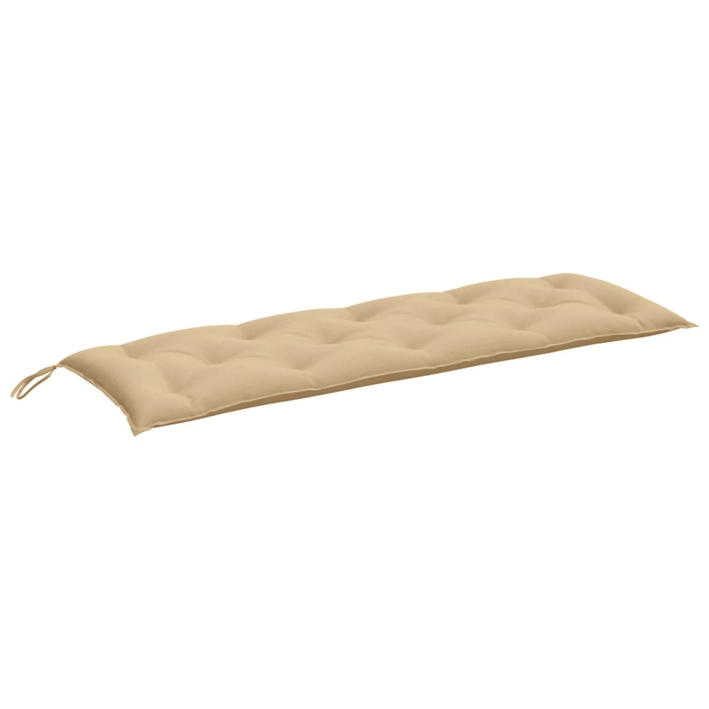 Gartenbank-Auflagen 2 Stk. Melange Anthrazit 100x50x7 cm Stoff