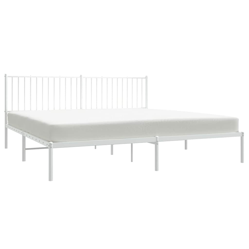 Bettgestell Metall Schwarz 75x190 cm