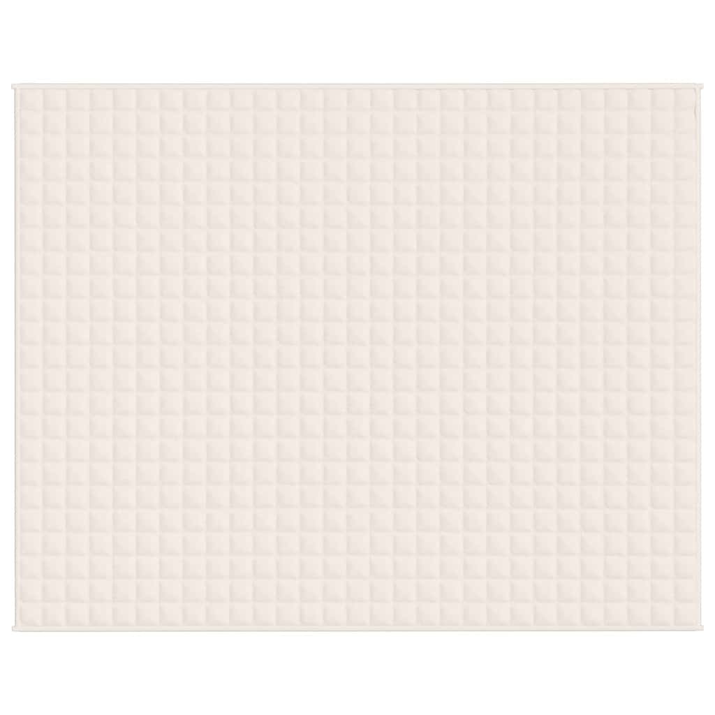 Gewichtsdecke Grau 122x183 cm 5 kg Stoff