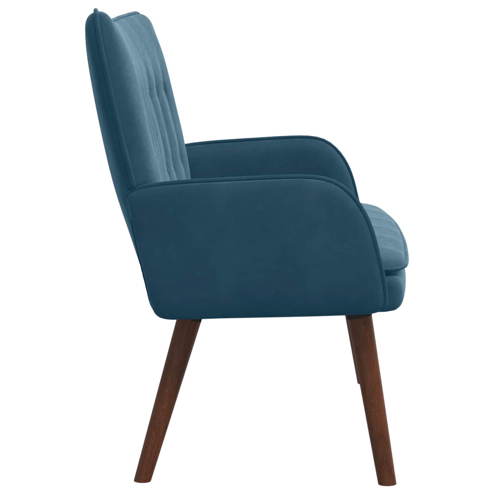 2-Sitzer Sofa Hellgrau 115 x 61 x 87 cm Samt (V)