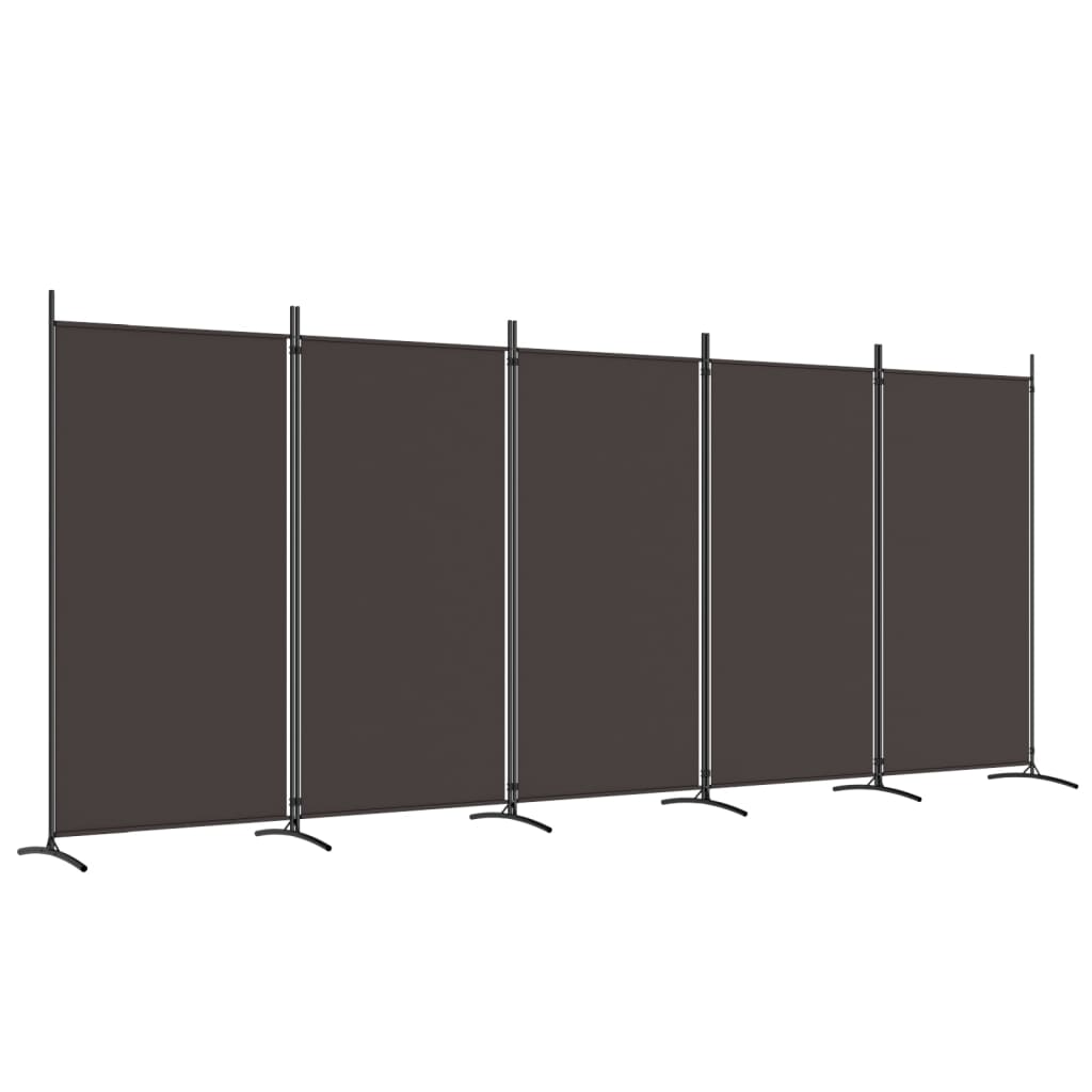 3-tlg. Raumteiler Weiß 260x180 cm Stoff