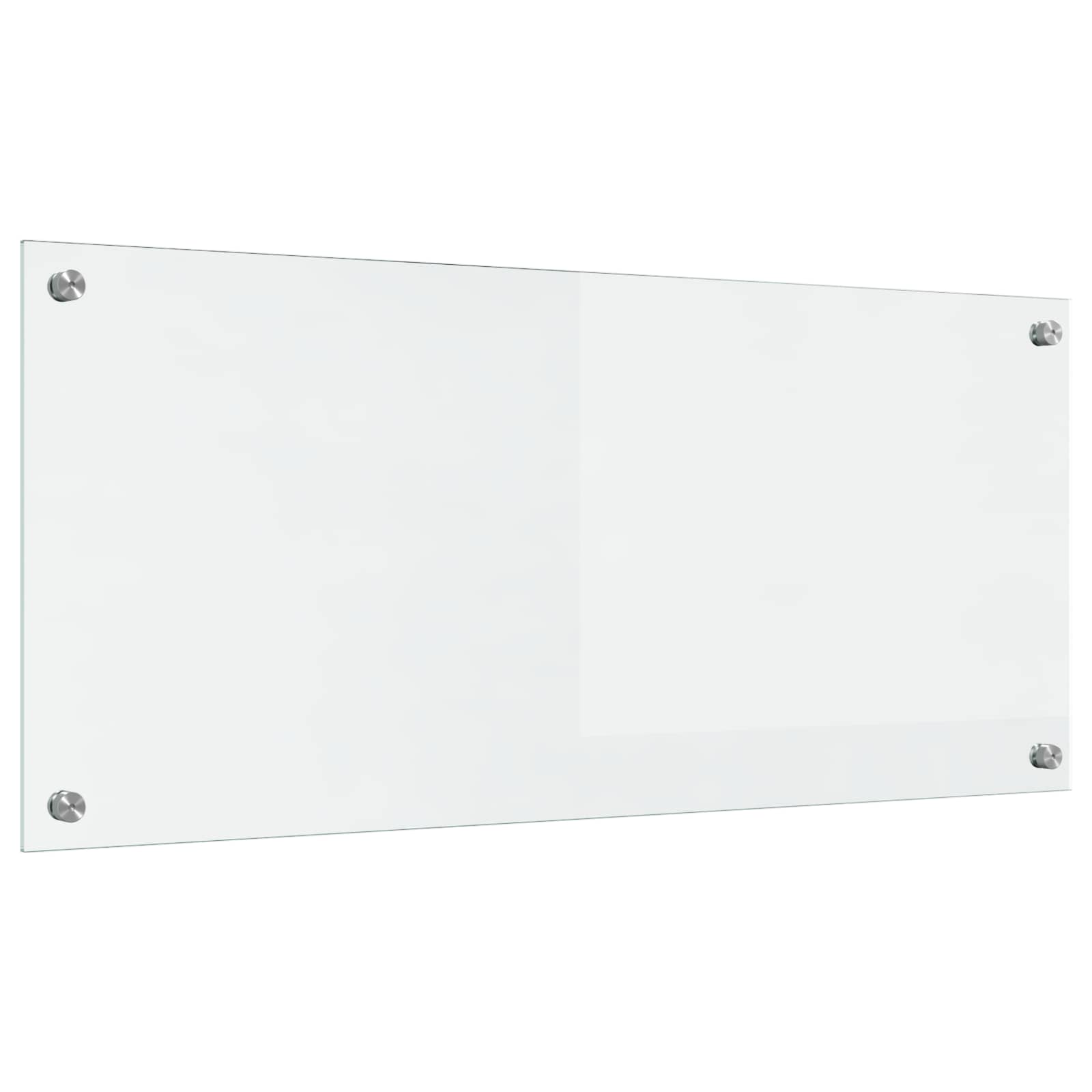 Küchenrückwand 2 pcs Weiß 70 x 40 cm Gehärtetes Glas