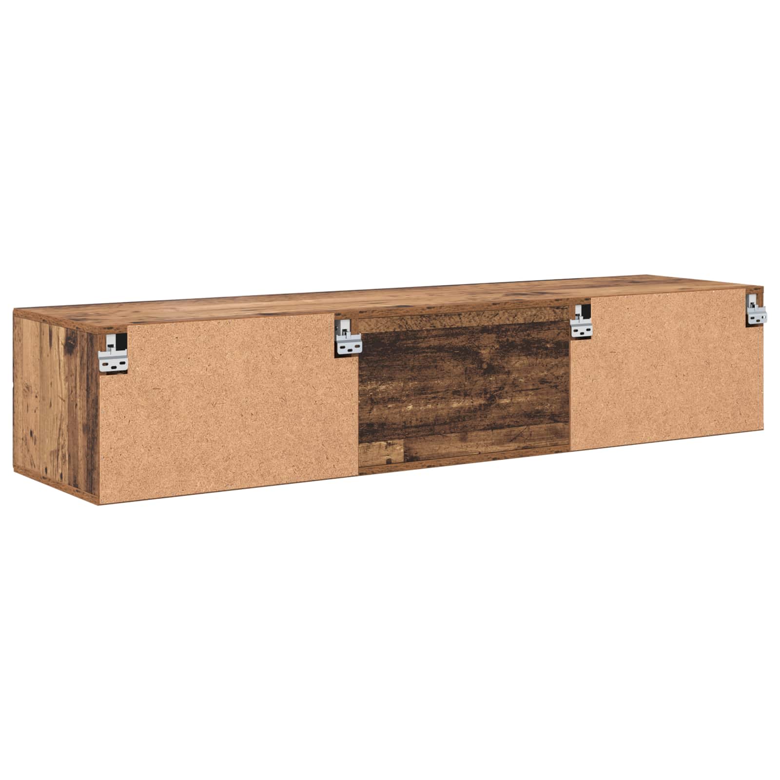 Highboard mit Regal FLORIN Weiß 60 x 35 x 182 cm Holzwerkstoff
