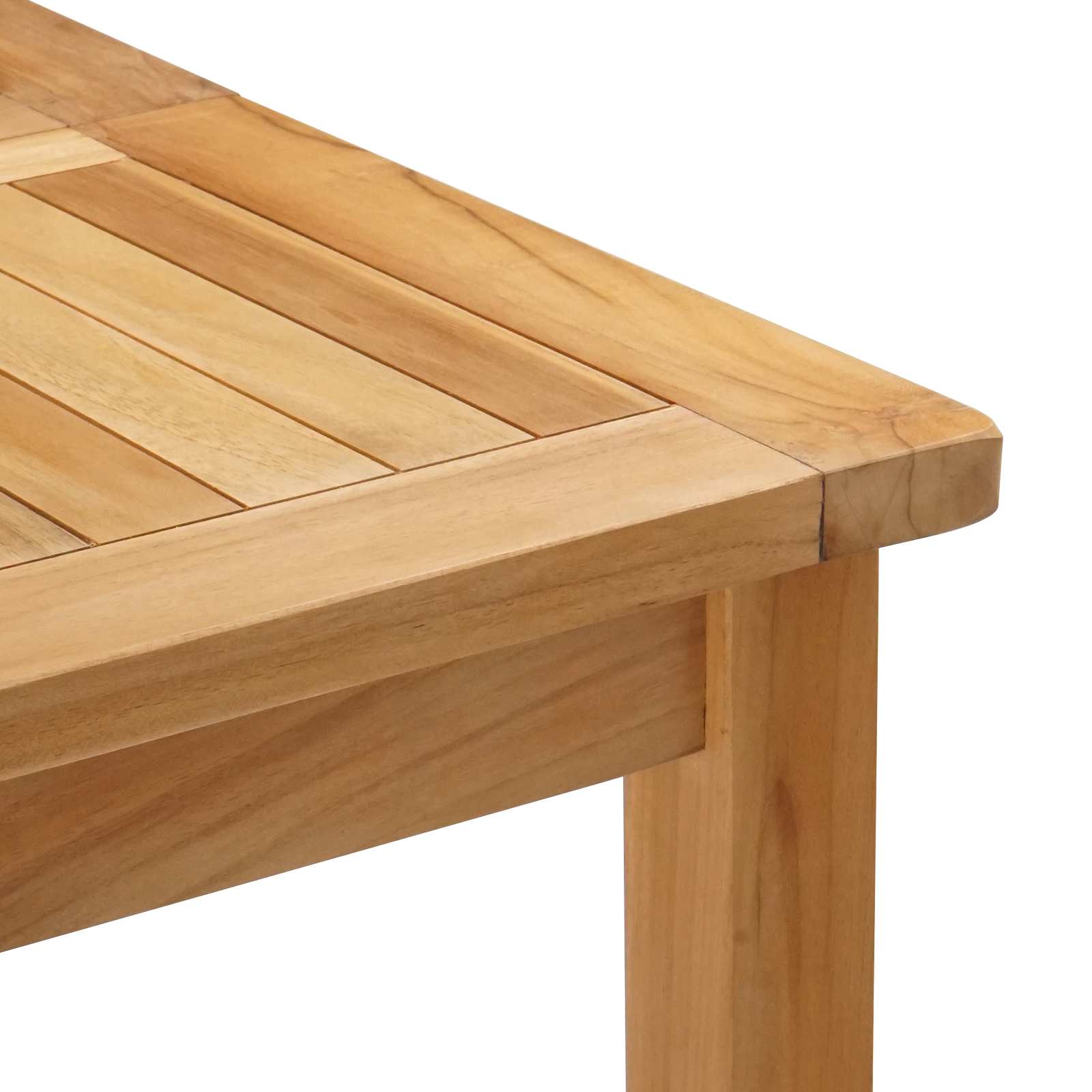 Bartisch Natur 60 x 60 x 105 cm Massiv-Teak