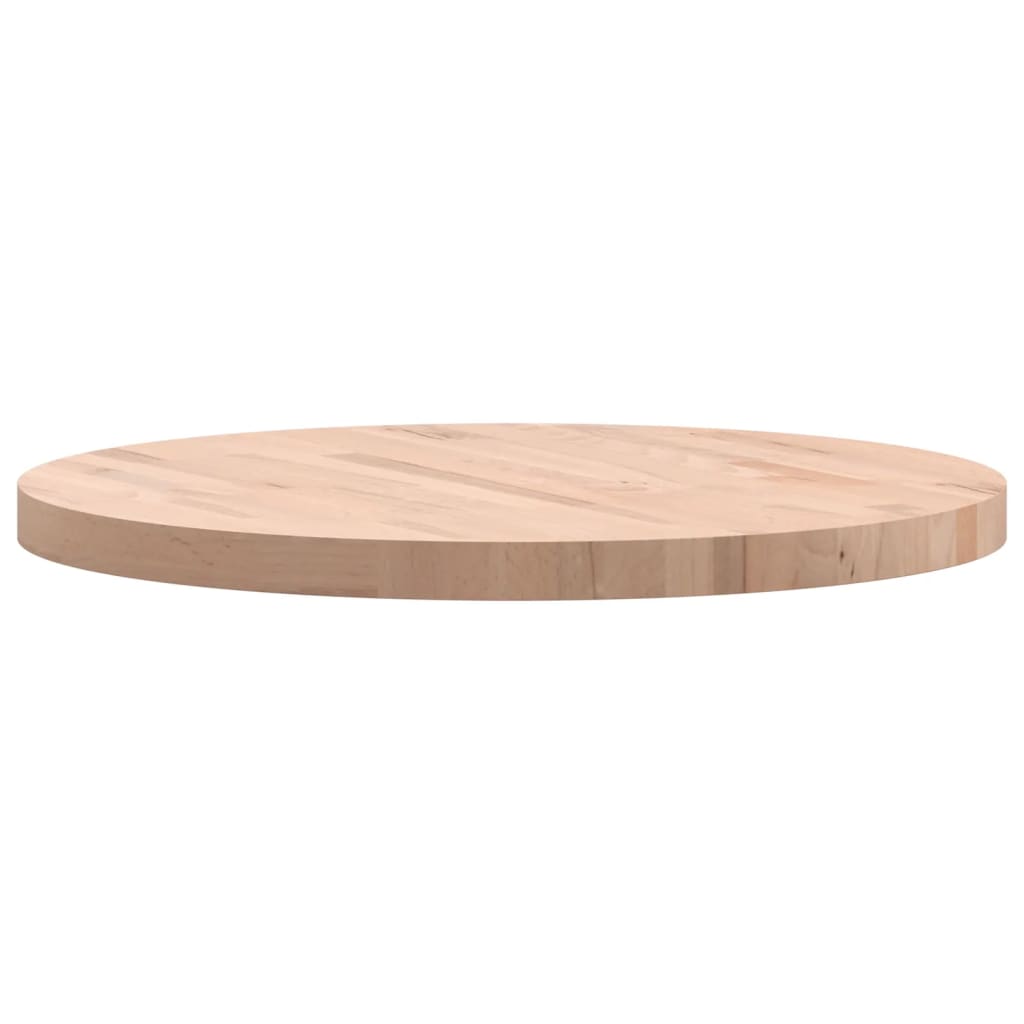 Tischplatte Ø30x1,5 cm Rund Massivholz Buche