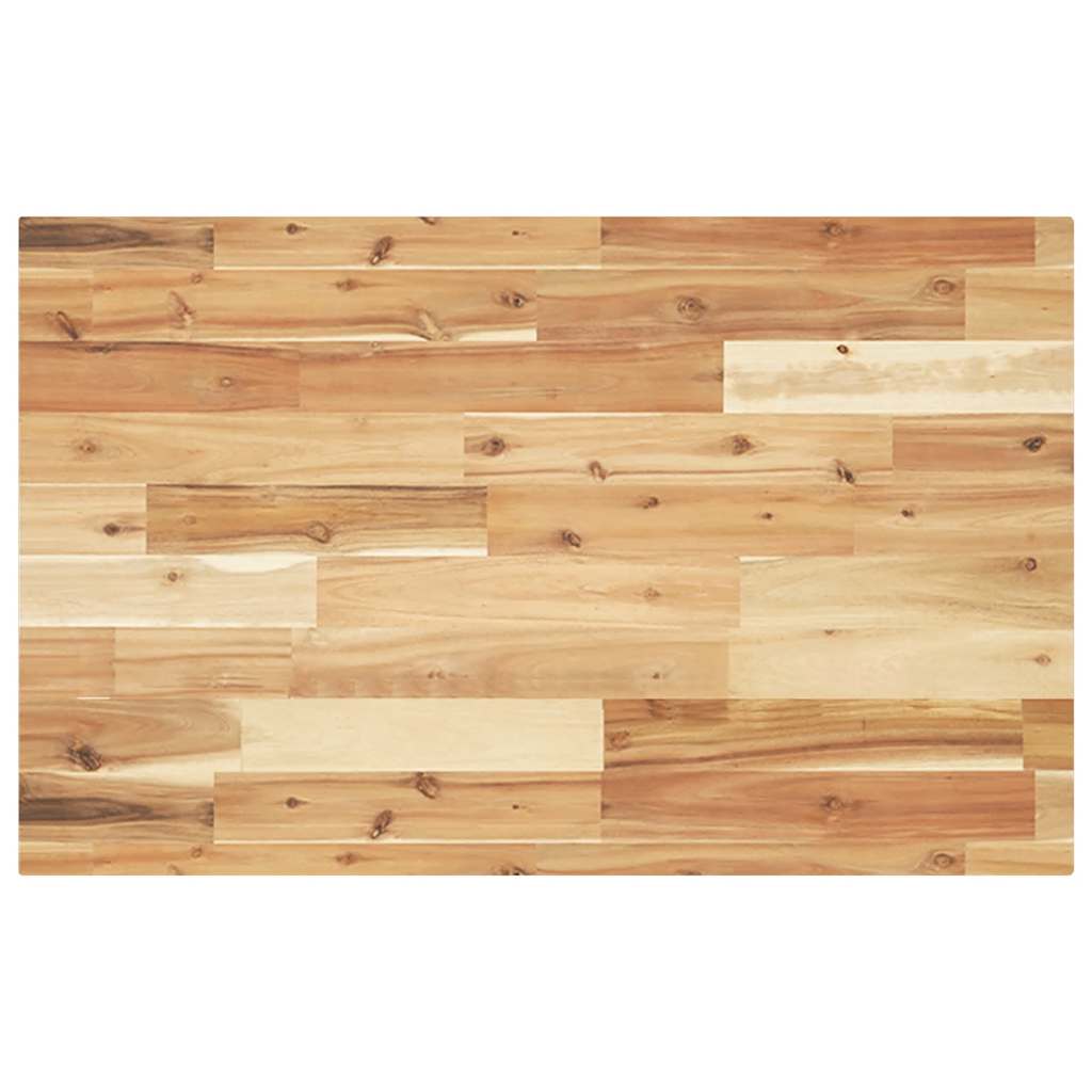 Schreibtischplatte Unbehandelt 60x50x2 cm Massivholz Akazie