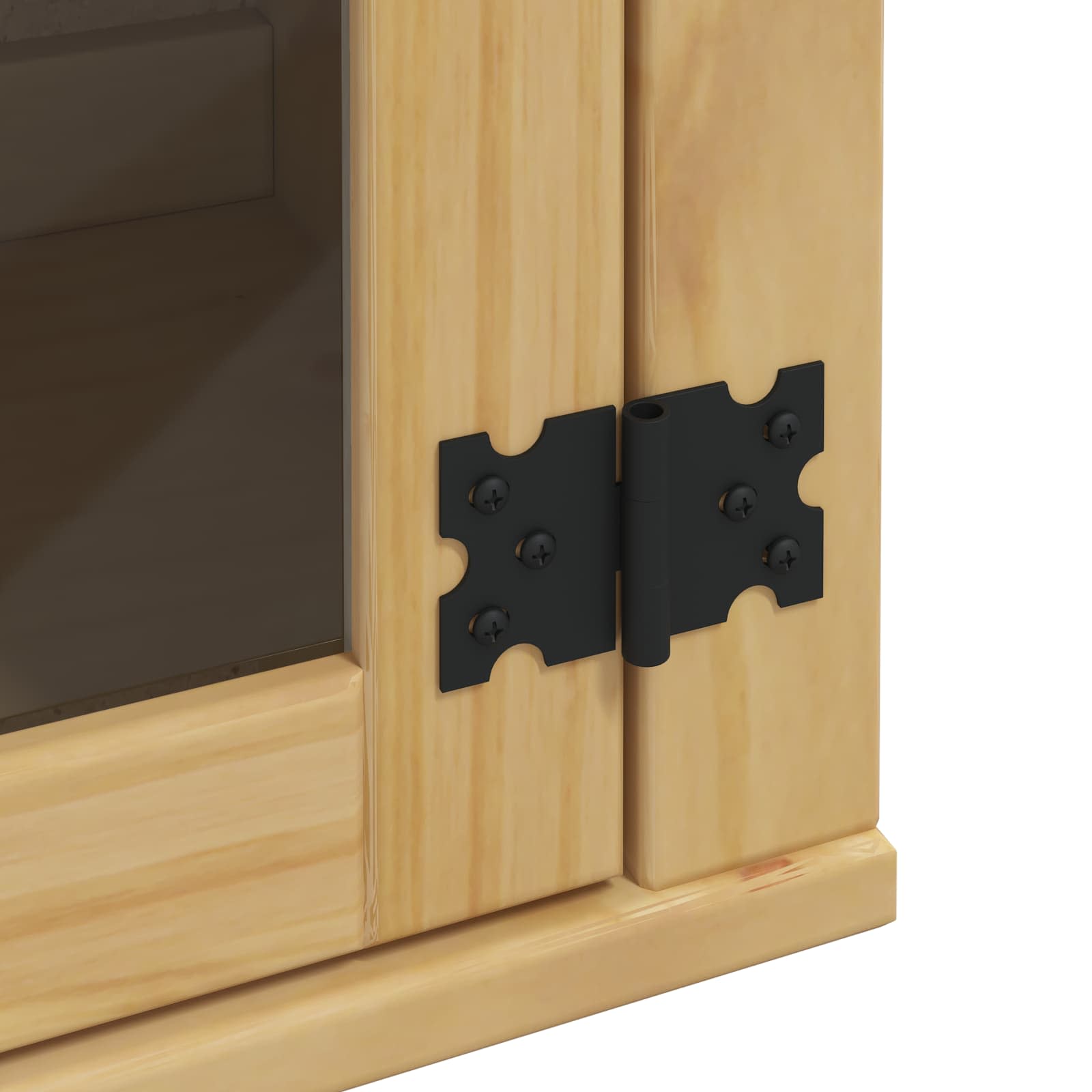 Schrank SKI Honigbraun 60 x 46 x 81,5 cm Massives Kiefernholz