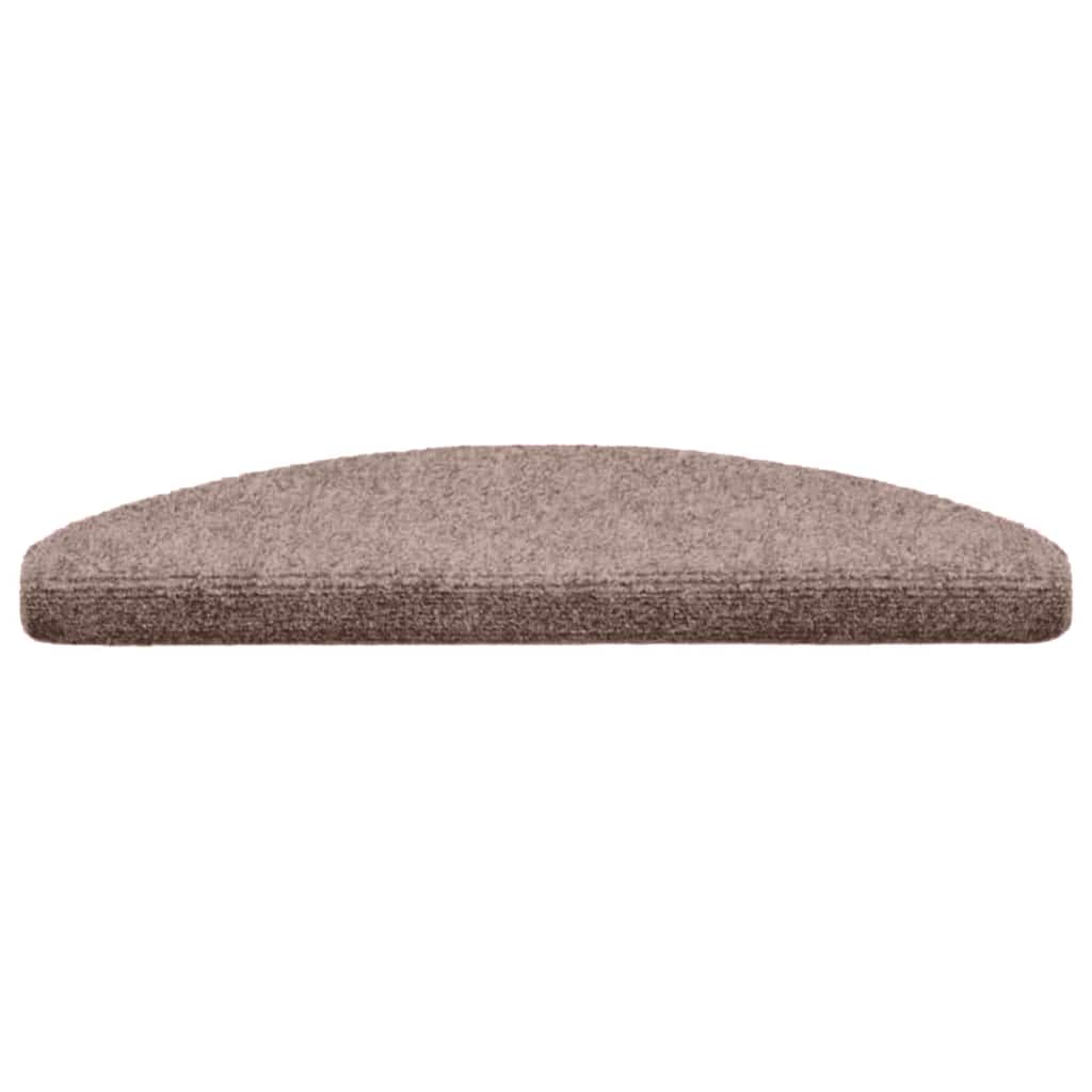 Stufenmatten Selbstklebend 15 Stk. 56x17x3 cm Hellbraun Halbrund