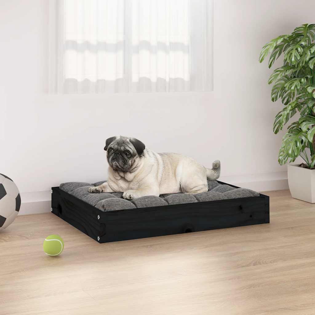 Hundebett 51,5x44x9 cm Massivholz Kiefer