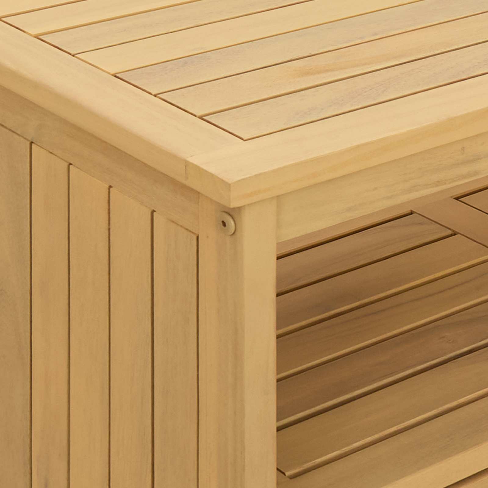 Garten-Konsolentisch 80x35x75 cm Massivholz Akazie