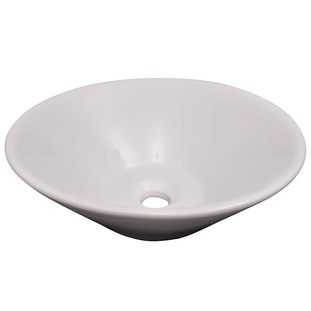 3-tlg. Badmöbel-Set mit Waschbecken Schwarz