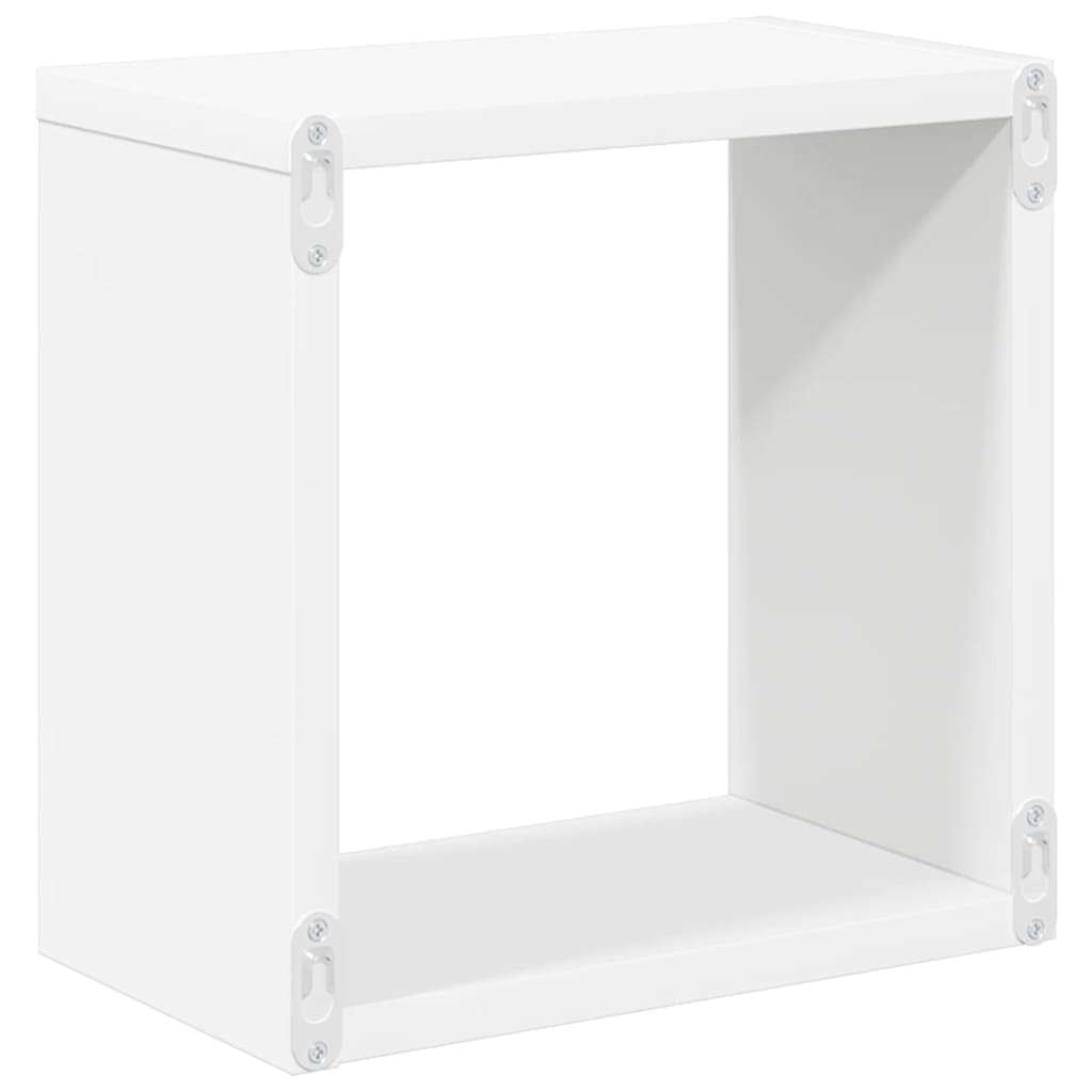 Würfelregale 2 Stk. Weiß 30x15x30 cm