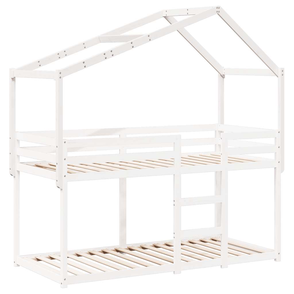 Dach für Kinderbett 213x95,5x144,5 cm Massivholz Kiefer