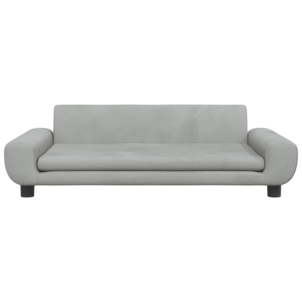 Hundebett Blau 100x54x33 cm Samt