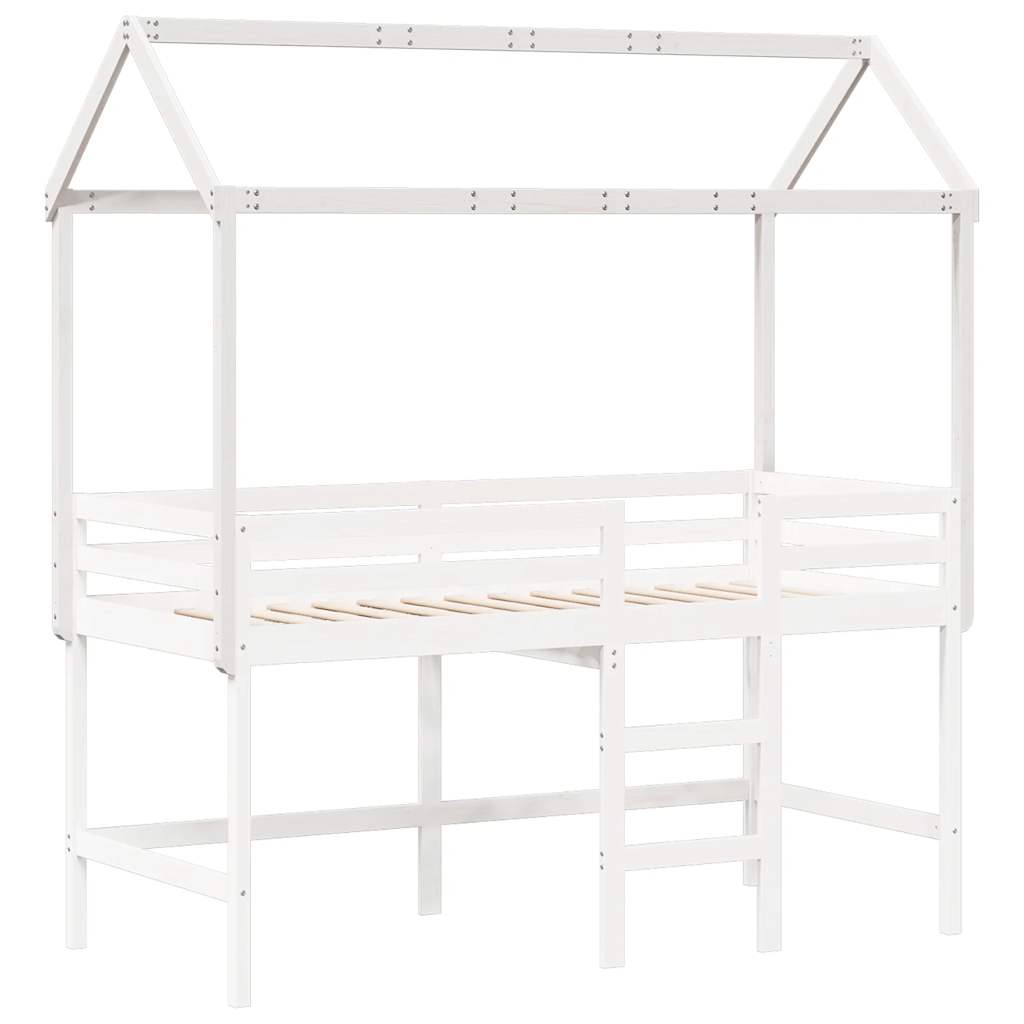 Dach für Kinderbett 217x95,5x159 cm Massivholz Kiefer