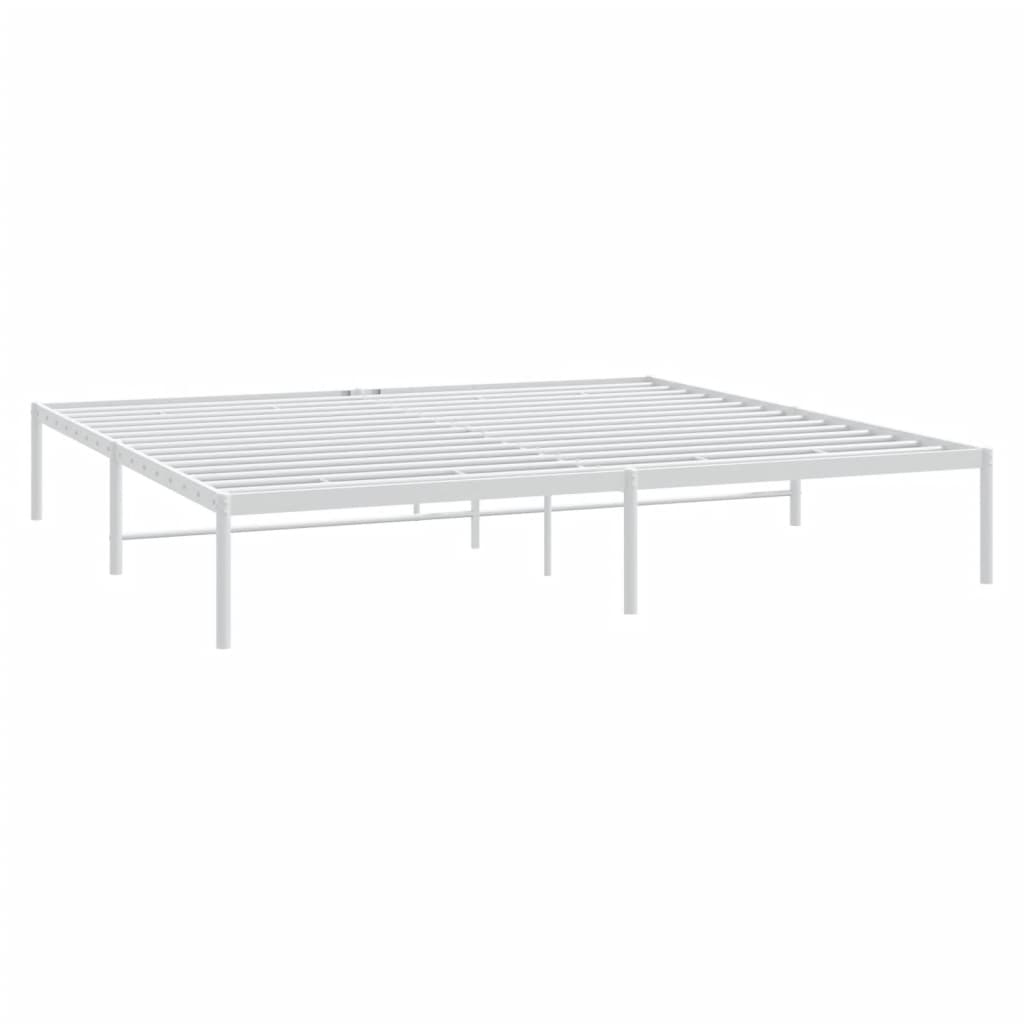 Bettgestell Metall Schwarz 75x190 cm