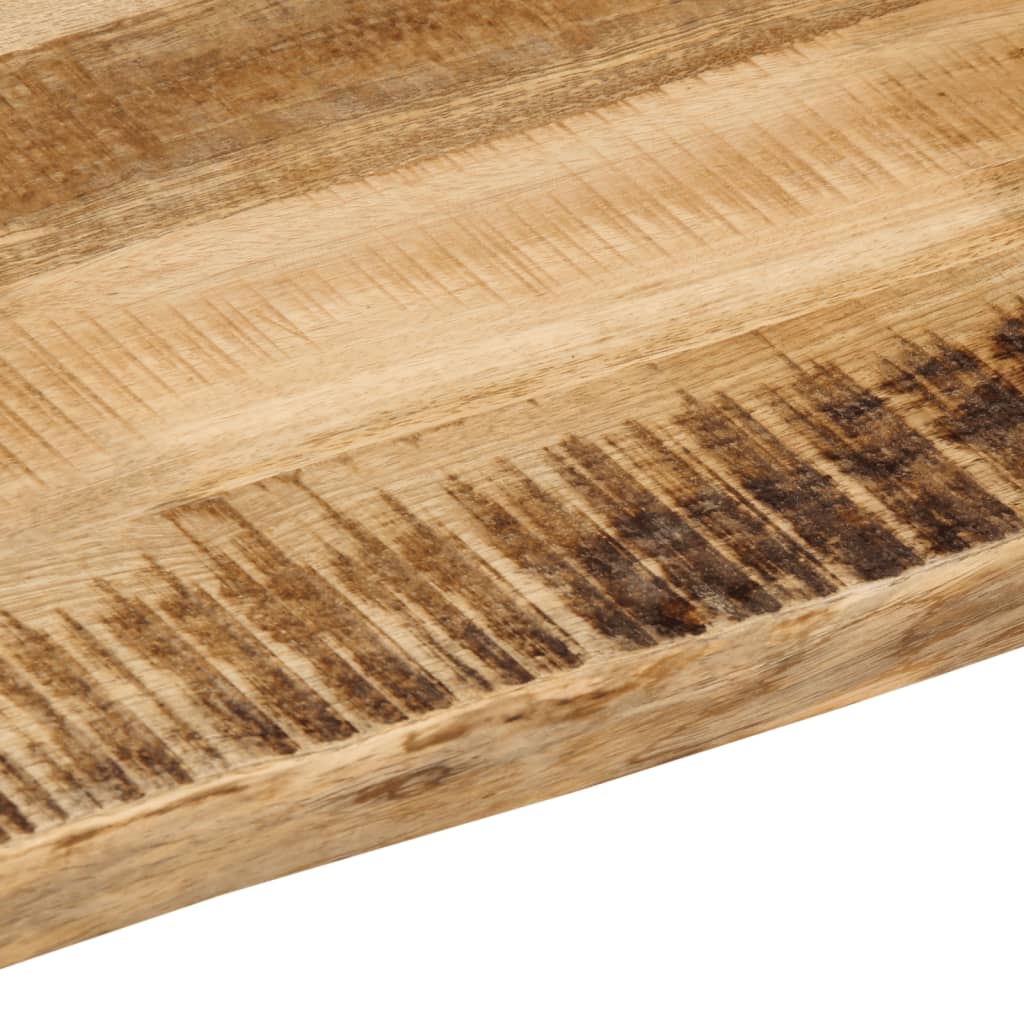 Tischplatte 40x40x2,5 cm Rechteckig Massivholz Akazie Baumkante