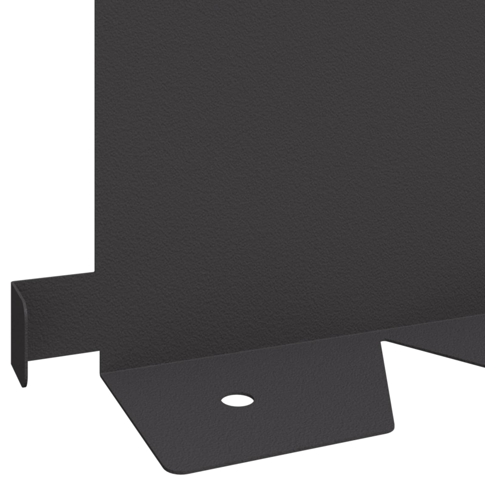 Raseneinfassung 10 pcs 102 x 4 x 4 cm Stahl Schwarz