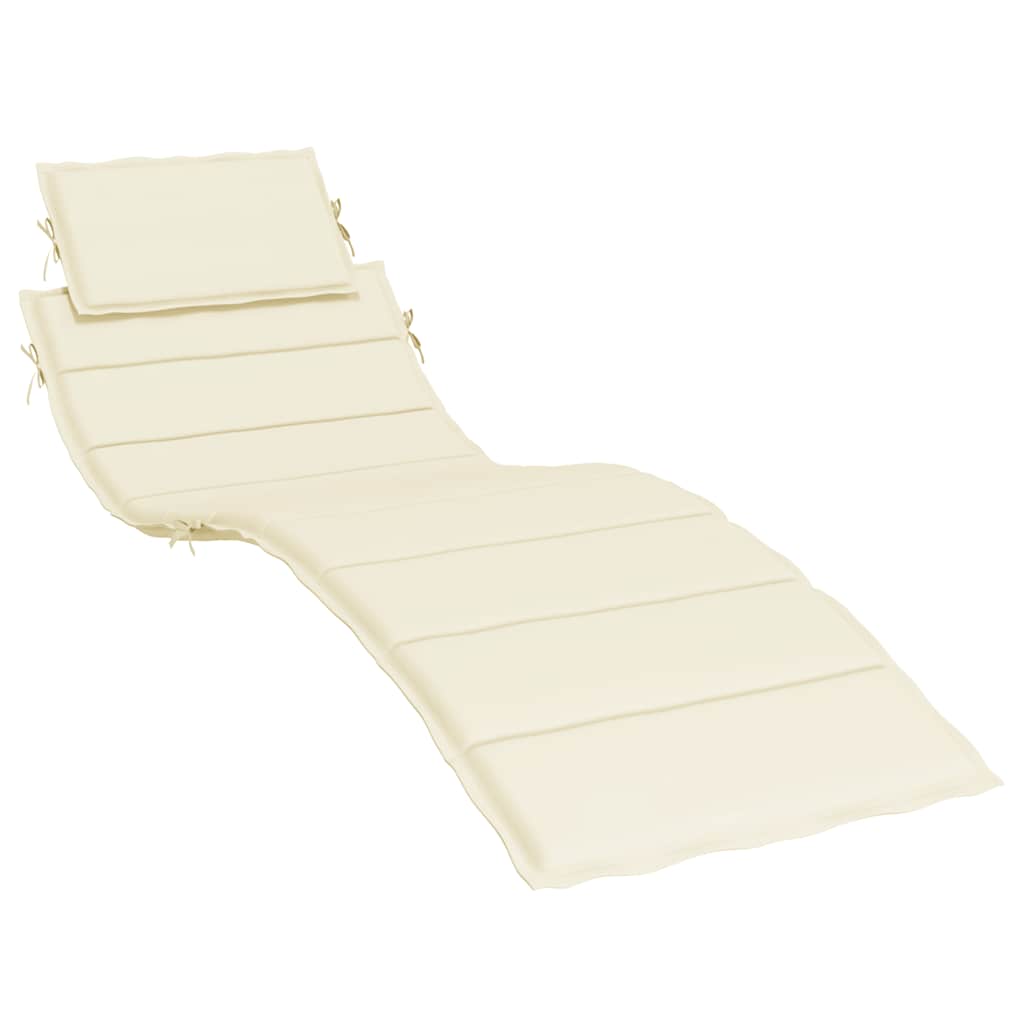 Sonnenliegen-Auflage Grau 186x58x4 cm Oxford-Gewebe