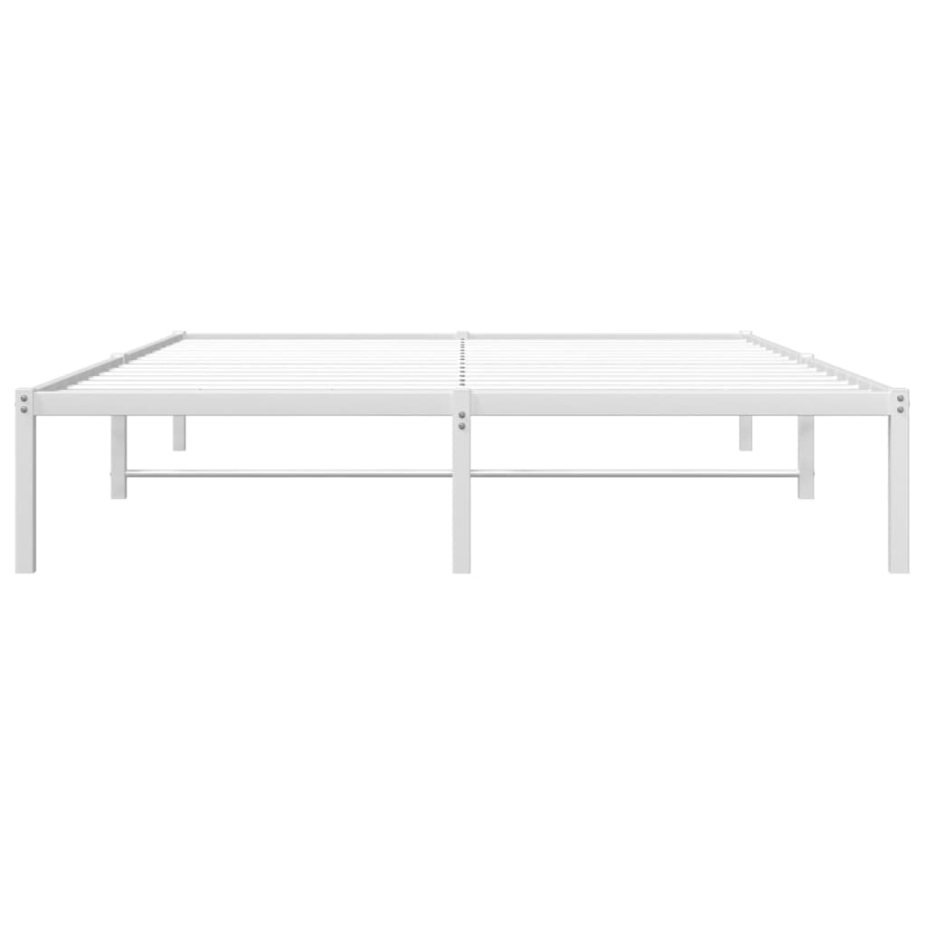 Bettgestell Metall Schwarz 75x190 cm