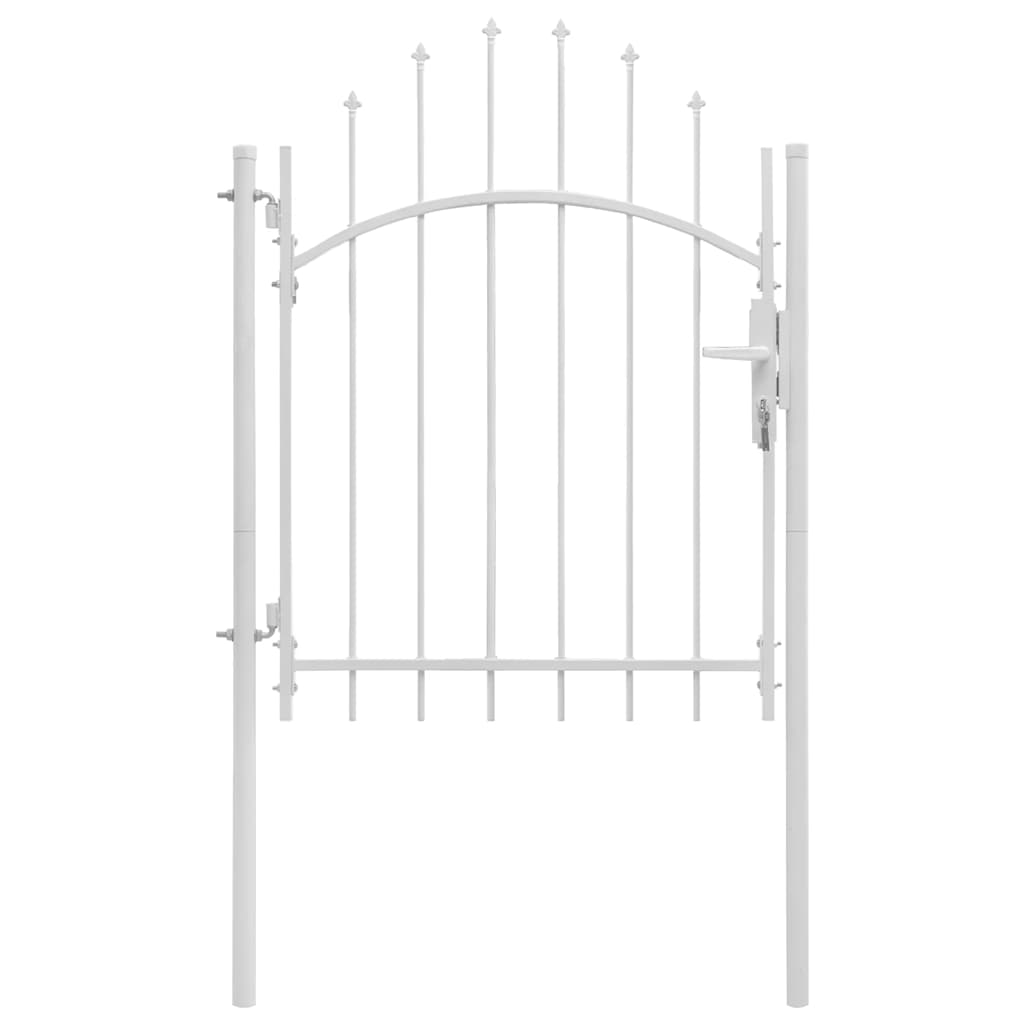 Gartentor Woerden Stahl 1x1 m Schwarz